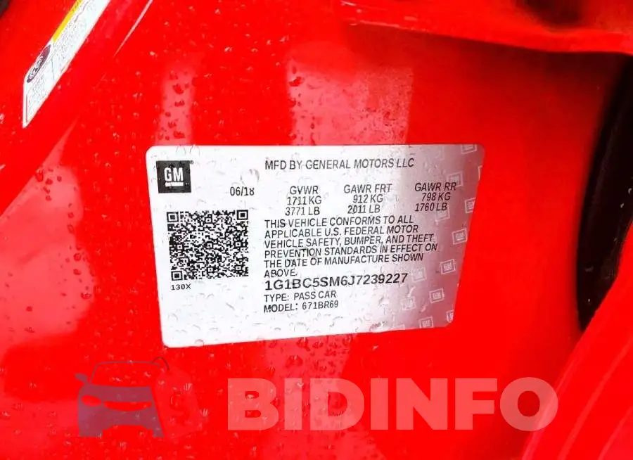 1G1BC5SM6J7239227 Photo# 12