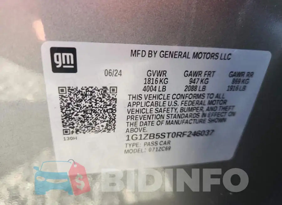 1G1ZB5ST0RF246037 Photo# 12