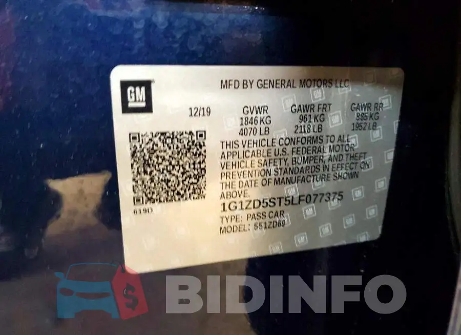 1G1ZD5ST5LF077375 Photo# 12