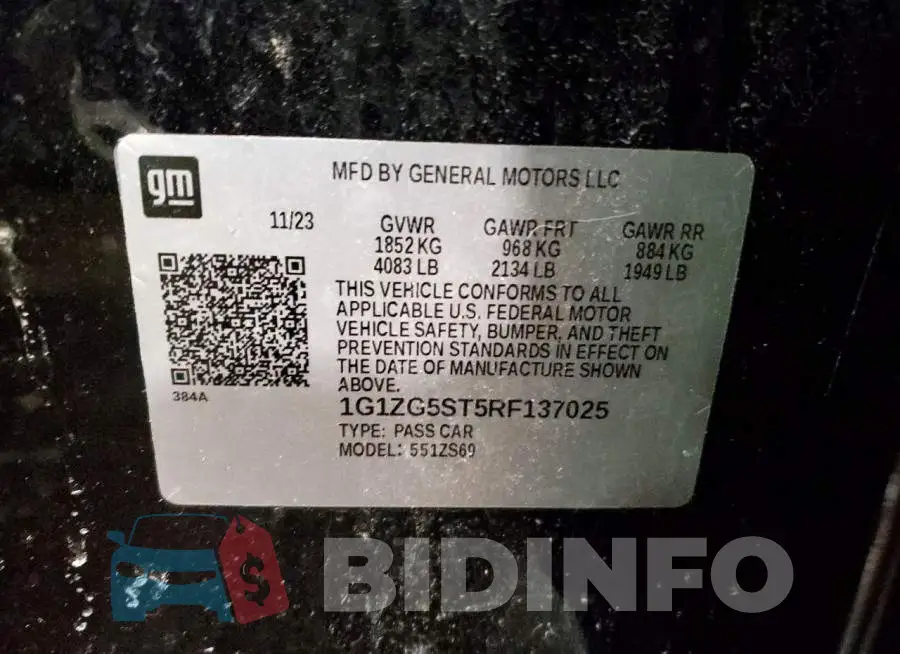 1G1ZG5ST5RF137025 Photo# 12