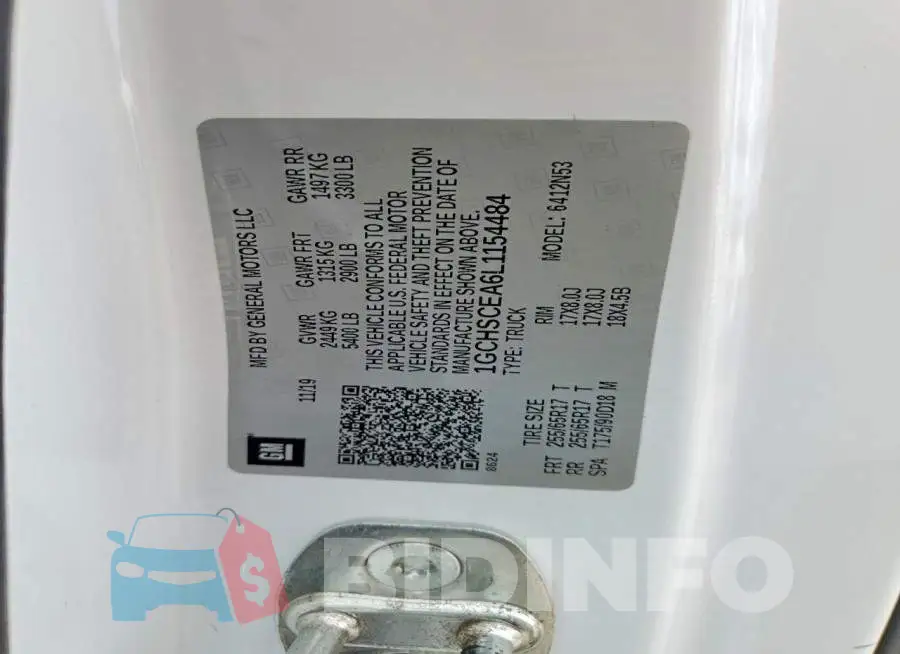 1GCHSCEA6L1154484 Photo# 12