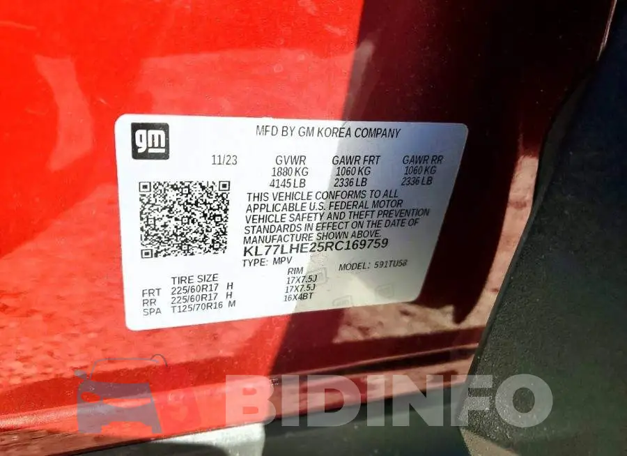 KL77LHE25RC169759 Photo# 13