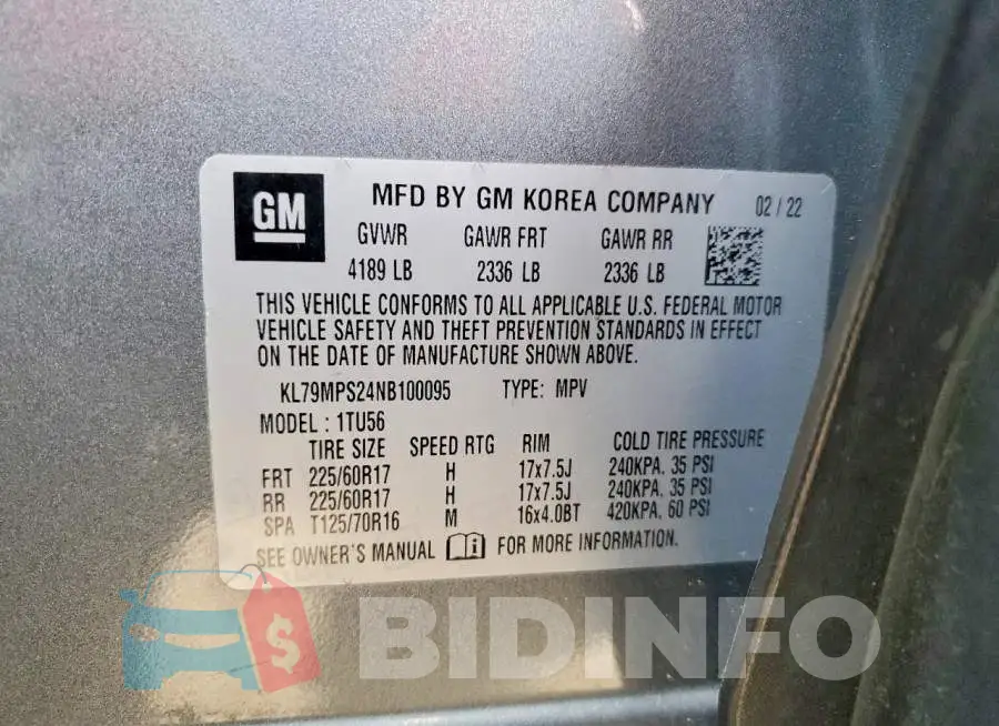 KL79MPS24NB100095 Photo# 14