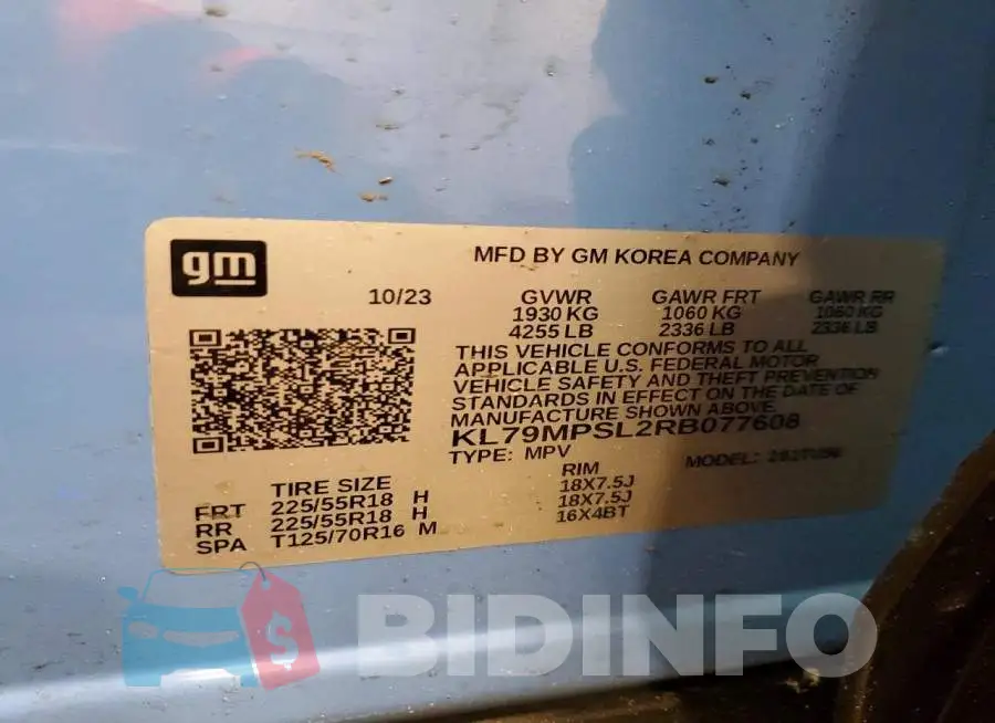 KL79MPSL2RB077608 Photo# 13