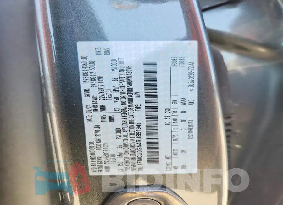 1FMCU0GN4RUB51945 Photo# 14