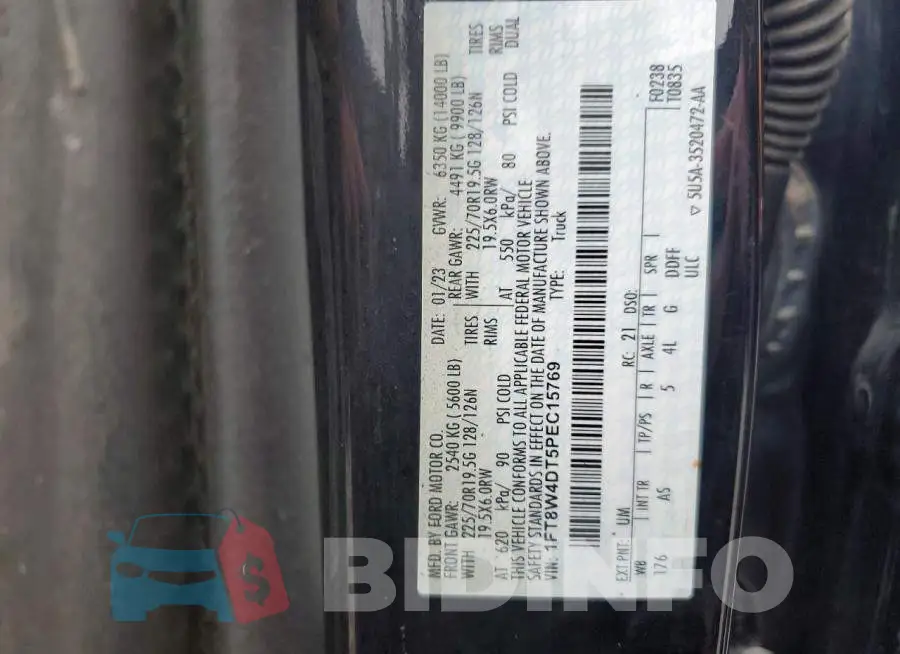 1FT8W4DT5PEC15769 Photo# 13