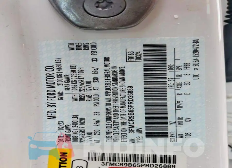 3FMCR9B65PRD26889 Photo# 13