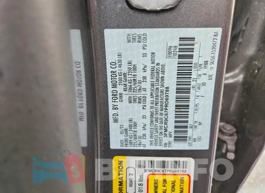 3FMCR9C67PRD69788 Photo# 13