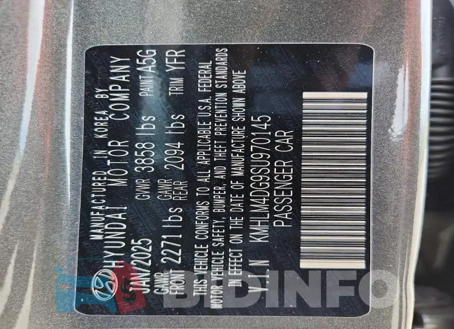 KMHLM4DG9SU970145 Photo# 13