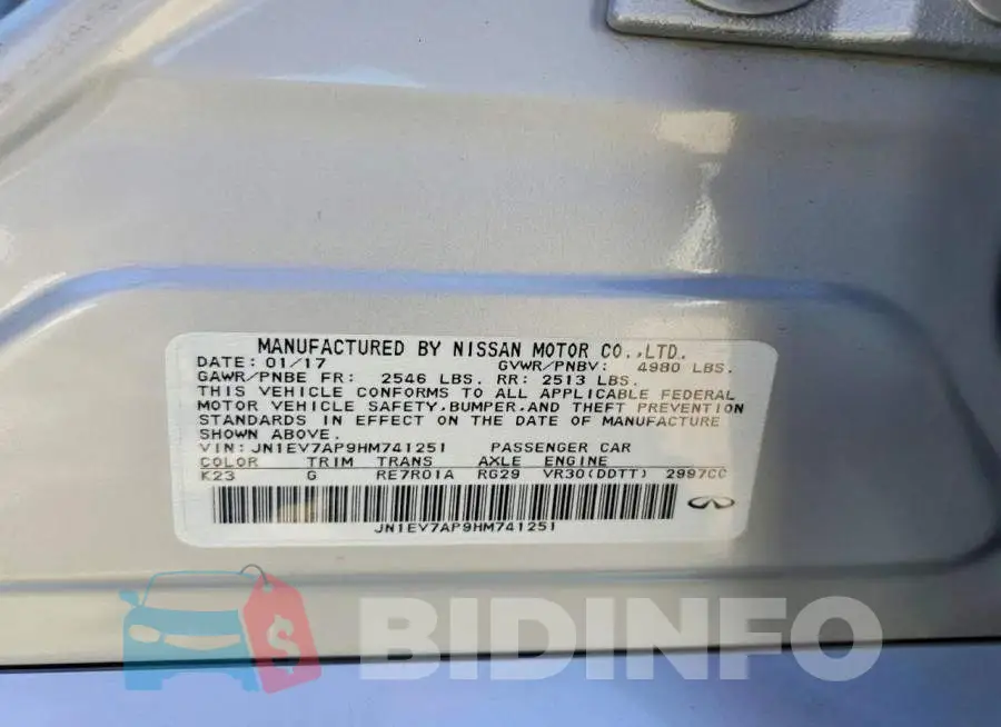JN1EV7AP9HM741251 Photo# 12