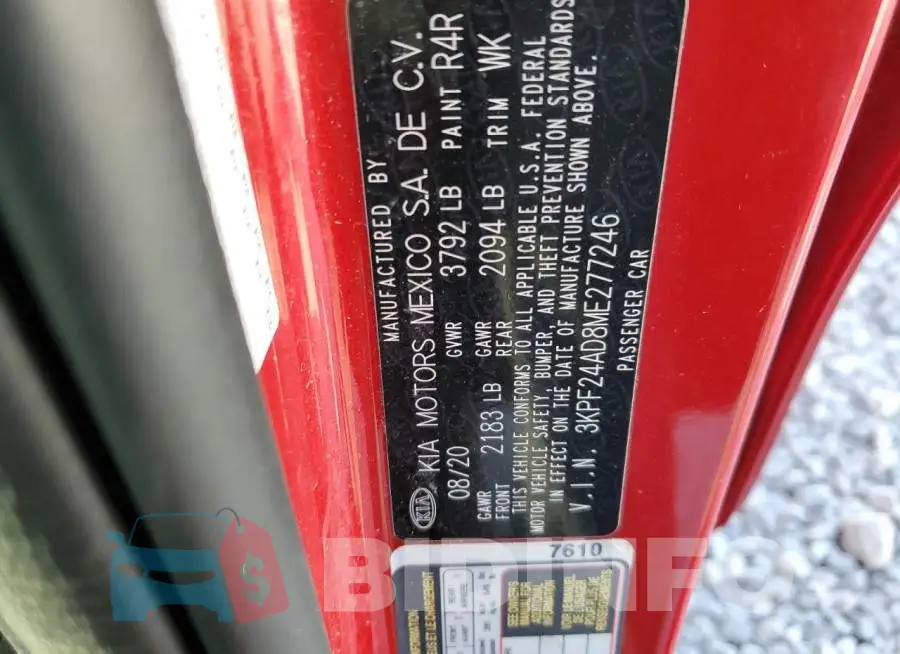 3KPF24AD8ME277246 Photo# 12
