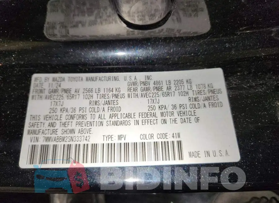 7MMVABBM2SN333742 Photo# 13