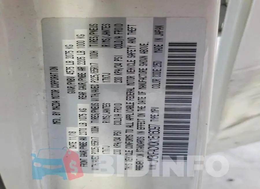 JM3KFACM0K1516097 Photo# 14