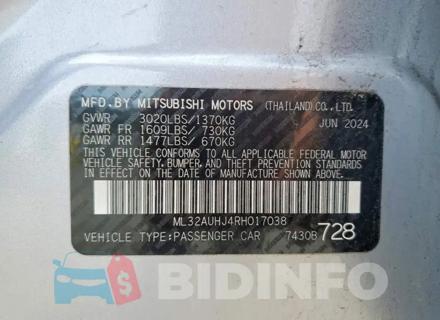 ML32AUHJ4RH017038 Photo# 12