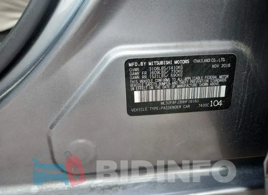 ML32F4FJ3HHF16161 Photo# 12