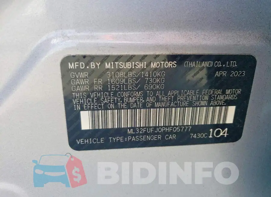 ML32FUFJ0PHF05777 Photo# 12