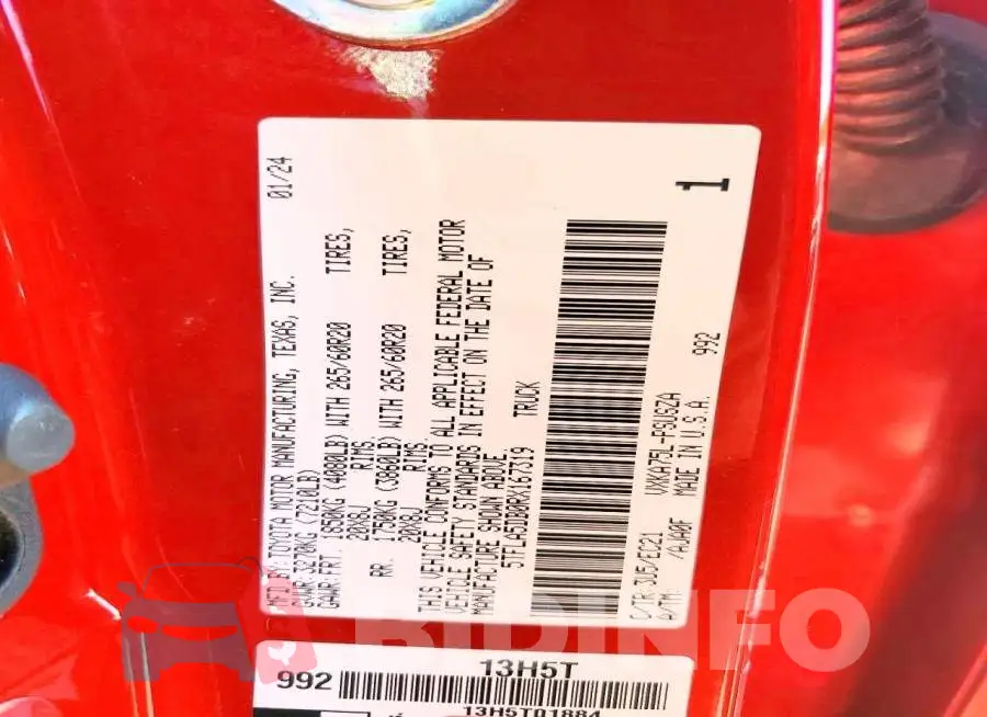 5TFLA5DB0RX167319 Photo# 12