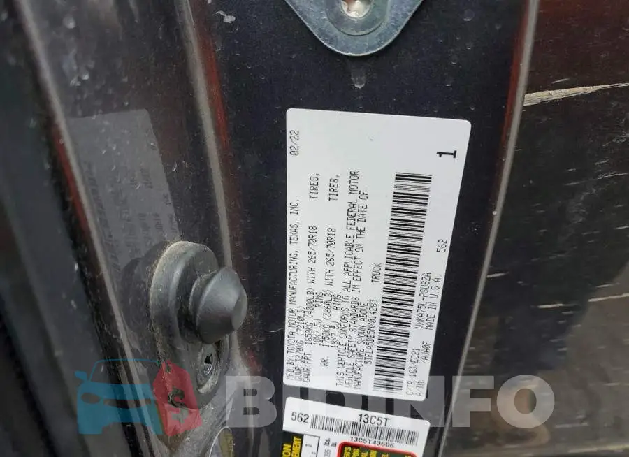 5TFLA5DB5NX014283 Photo# 12