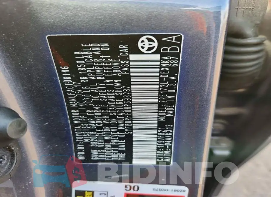 5YFBURHE0HP698287 Photo# 13