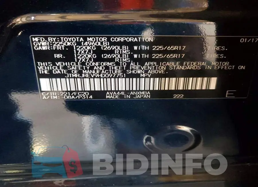 JTMRJREV9HD097751 Photo# 12