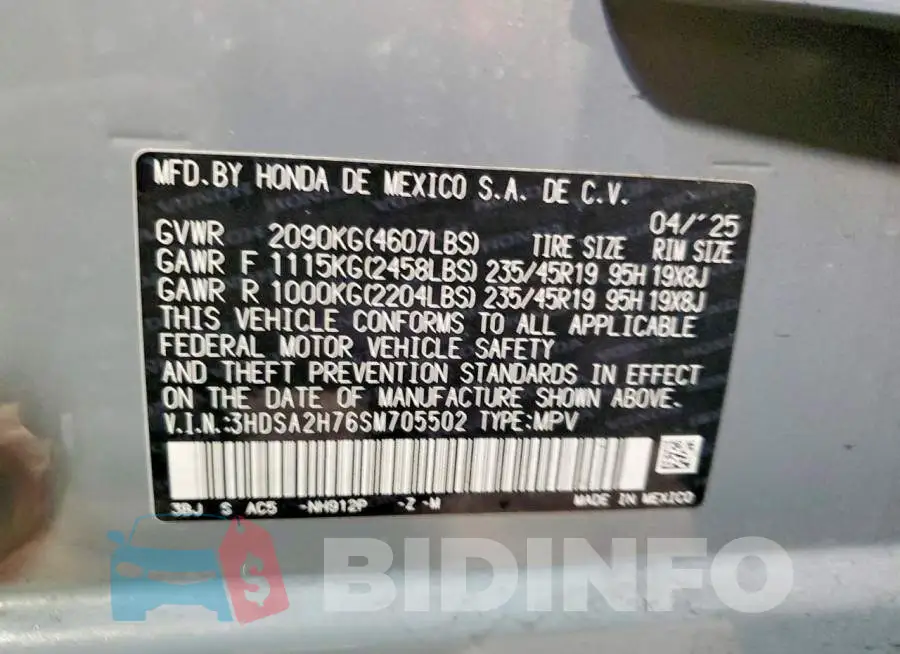3HDSA2H76SM705502 Photo# 13