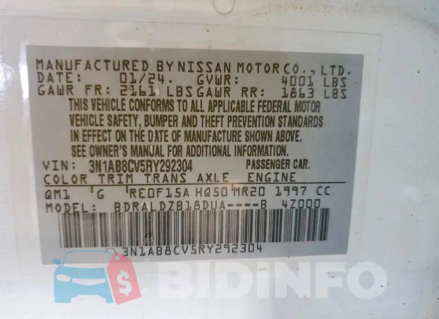 3N1AB8CV5RY292304 Photo# 12