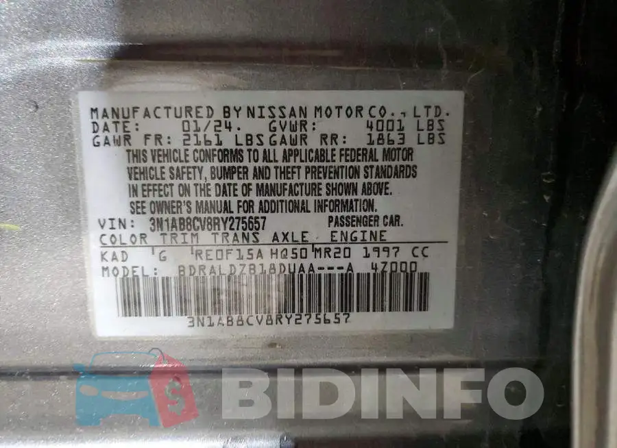3N1AB8CV8RY275657 Photo# 12