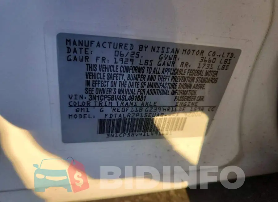 3N1CP5BV4SL491681 Photo# 13