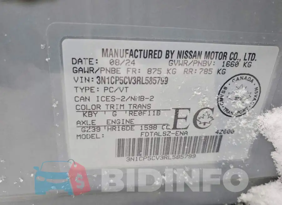 3N1CP5CV3RL585799 Photo# 12