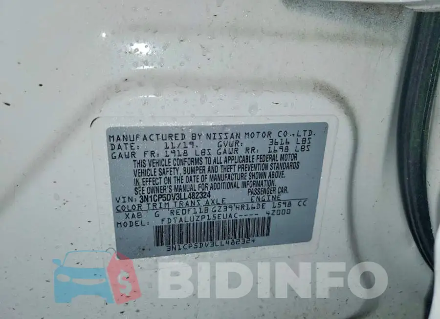 3N1CP5DV3LL482324 Photo# 12