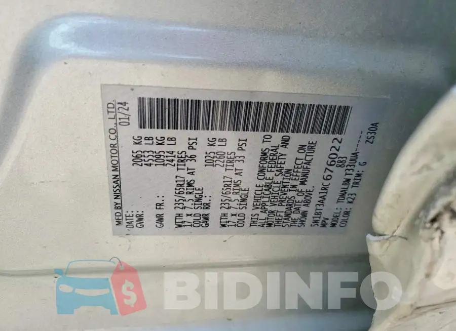 5N1BT3AA1RC676022 Photo# 13