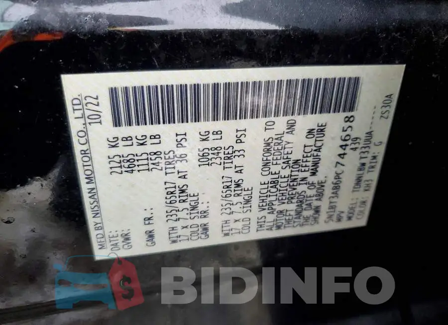 5N1BT3AB6PC744658 Photo# 13