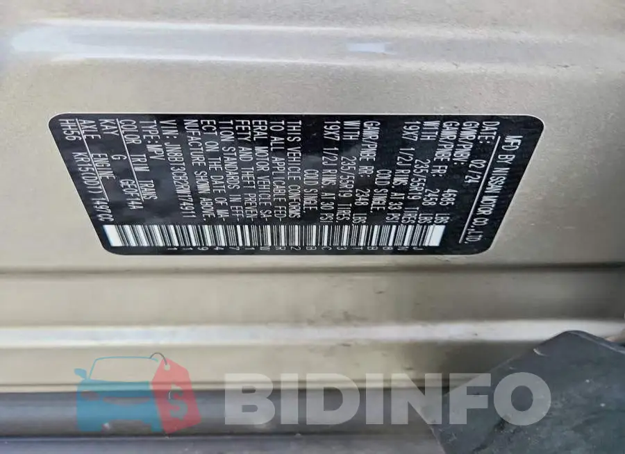 JN8BT3CB2RW174911 Photo# 13