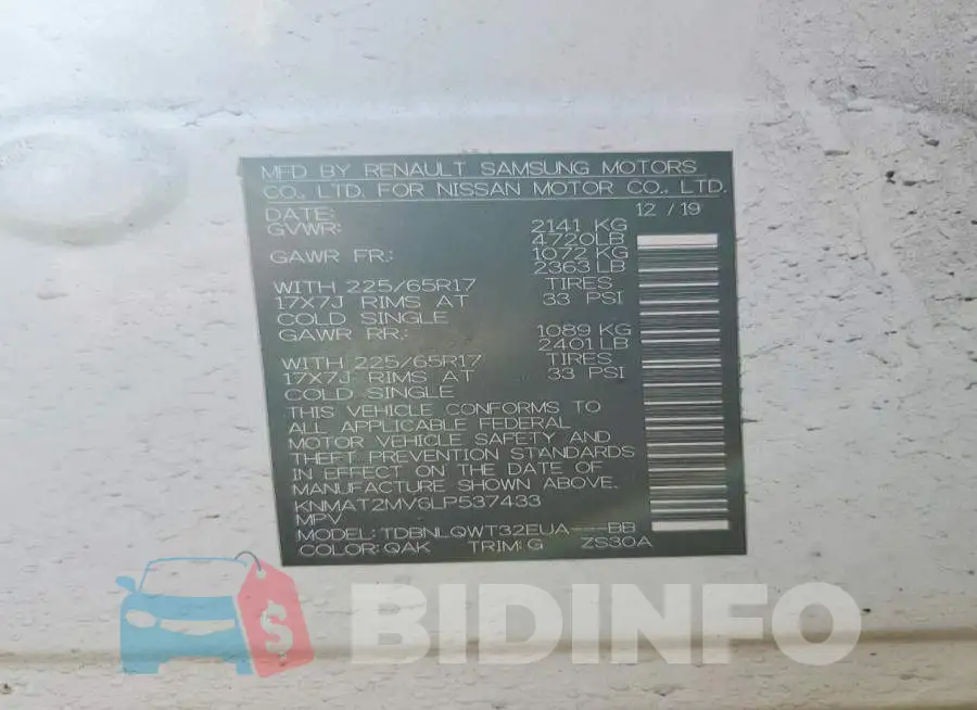 KNMAT2MV6LP537433 Photo# 12