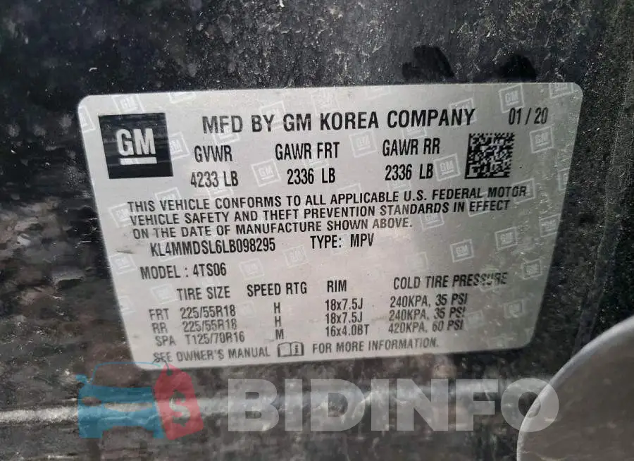 KL4MMDSL6LB098295 Photo# 13