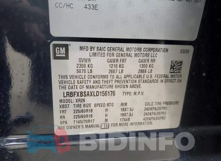 LRBFXBSAXLD156176 Photo# 13