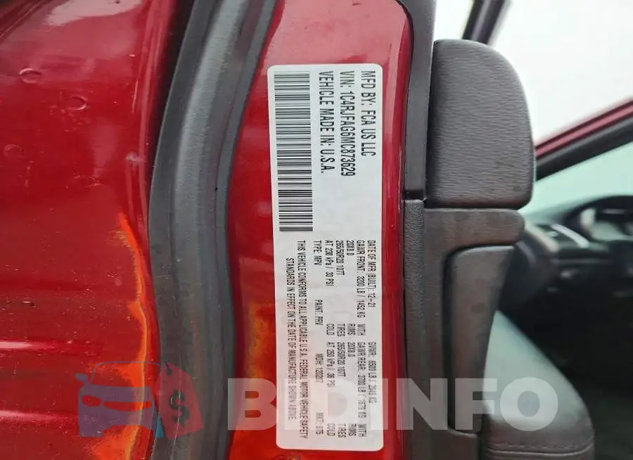 1C4RJFAG6MC873629 Photo# 13