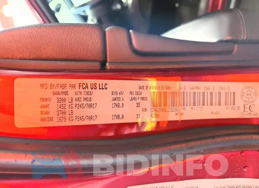 1C4RJFAG8LC132302 Photo# 12