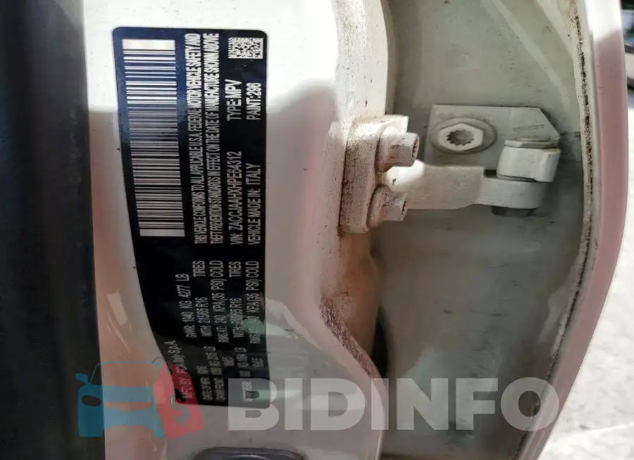 ZACCJAAHXHPE64312 Photo# 13