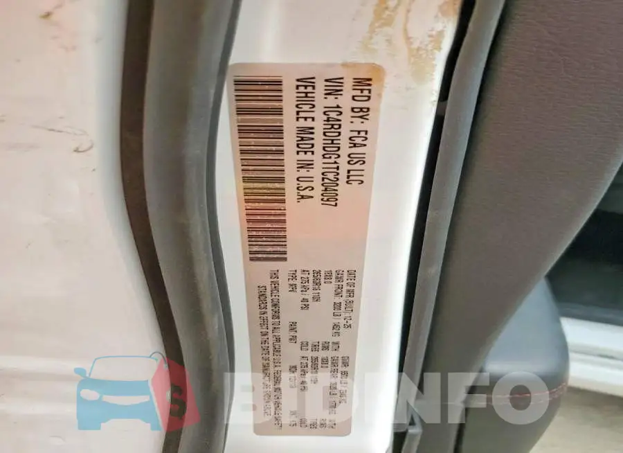 1C4RDHDG1TC204097 Photo# 13