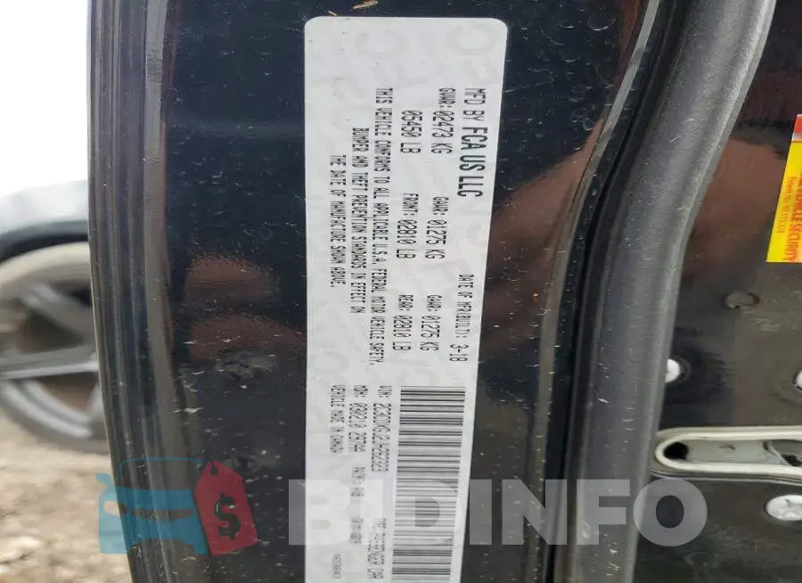 2C3CDXGJ2JH262323 Photo# 12