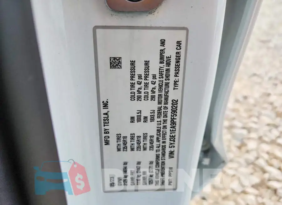 5YJ3E1EA9PF590202 Photo# 12