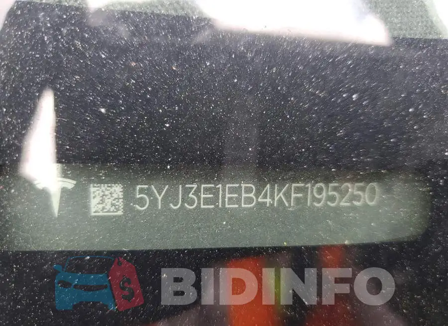 5YJ3E1EB4KF195250 Photo# 12