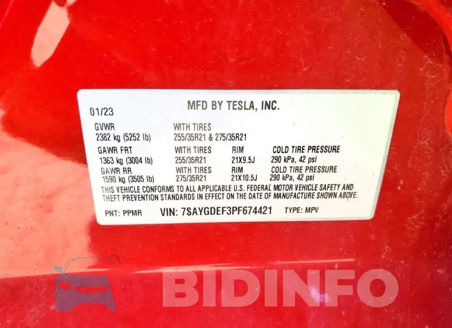 7SAYGDEF3PF674421 Photo# 13
