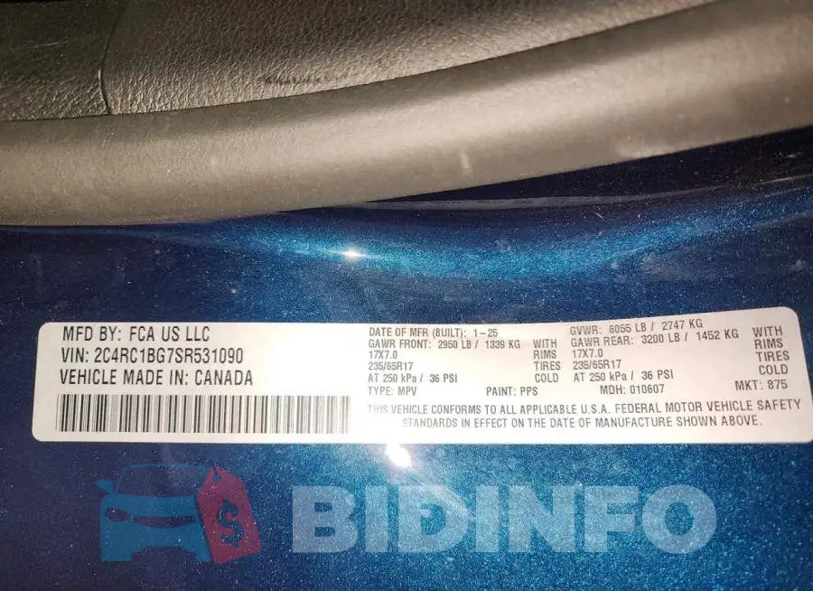 2C4RC1BG7SR531090 Photo# 13