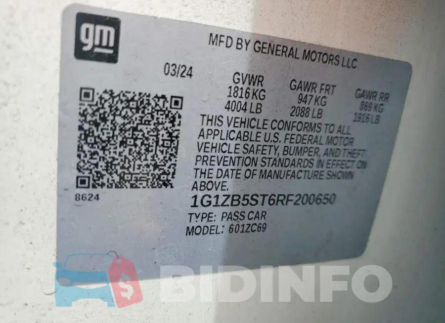 1G1ZB5ST6RF200650 Photo# 13