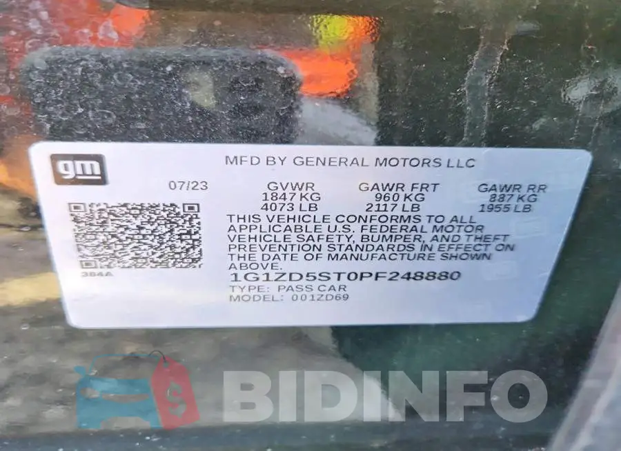 1G1ZD5ST0PF248880 Photo# 12