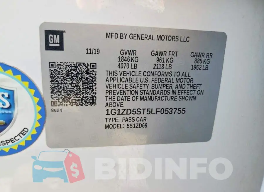 1G1ZD5ST5LF053755 Photo# 13