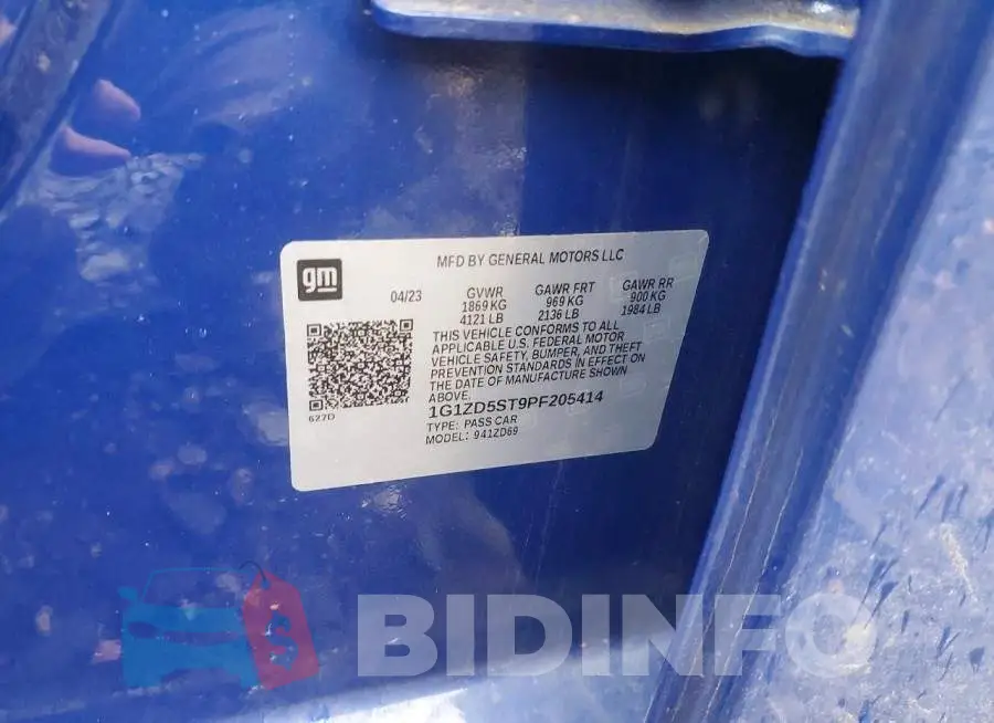 1G1ZD5ST9PF205414 Photo# 12