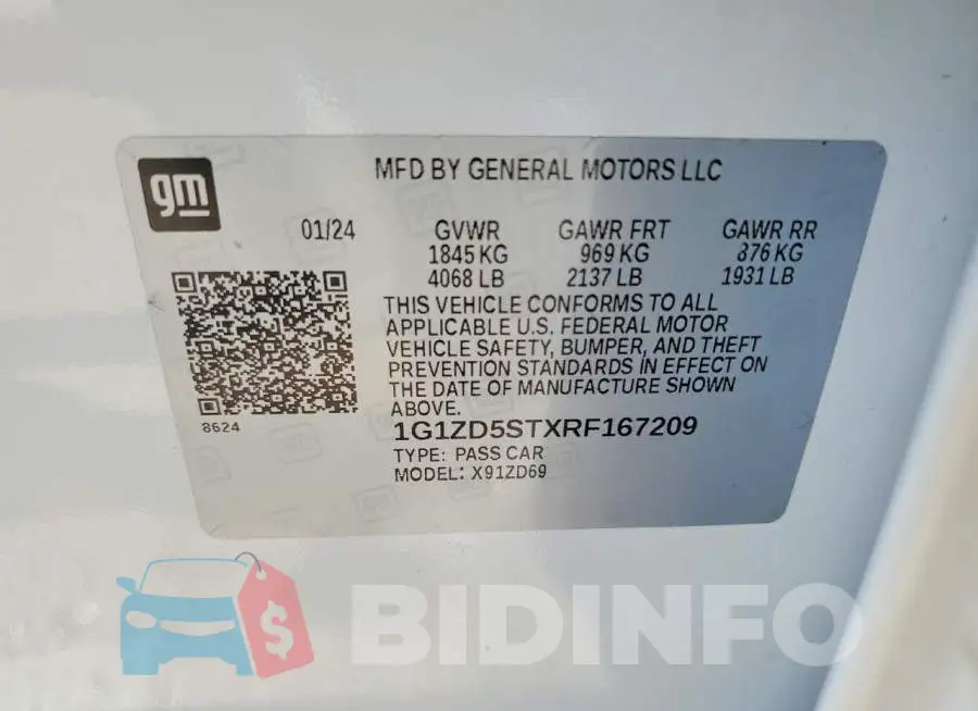 1G1ZD5STXRF167209 Photo# 12